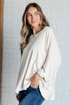 Hazel Blues® |  Ivory Thoughts Chenille Blouse