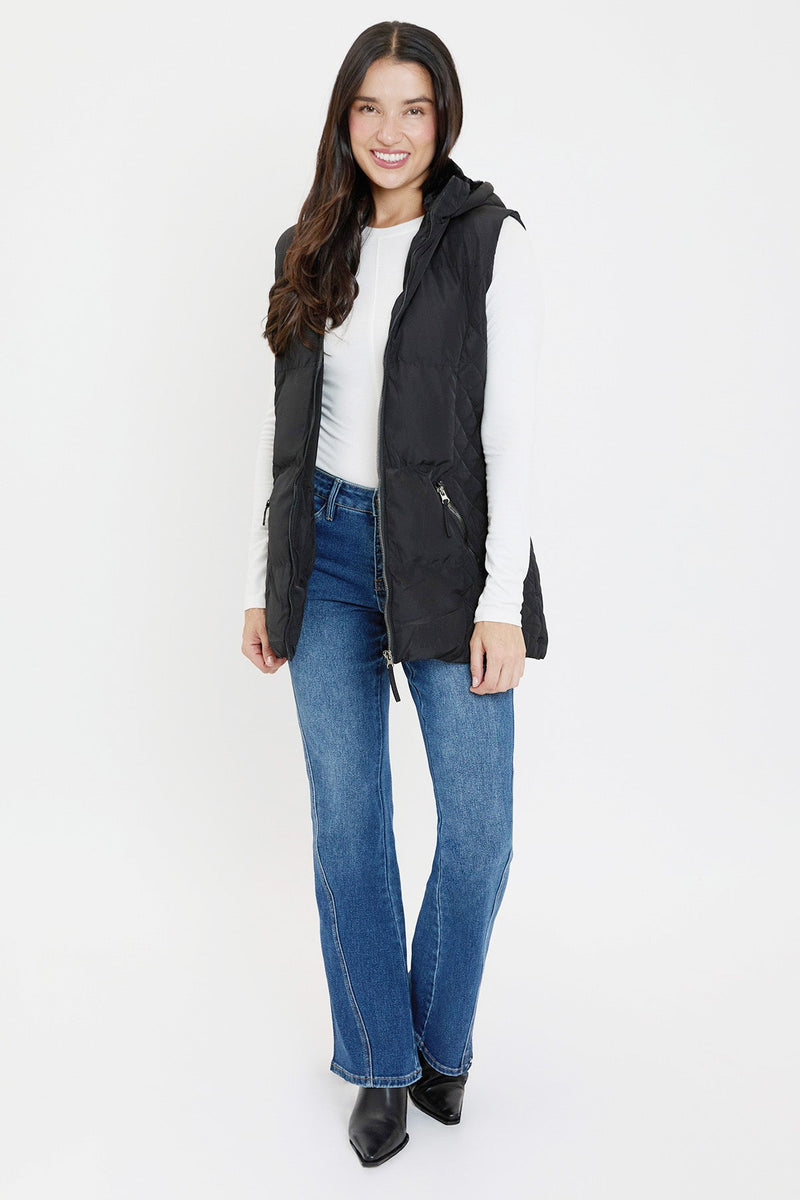 【美品】SUPPLIER PUFFER VEST & DENIM PANTS Faux Fur Puffer Vest – Hazel Blues®