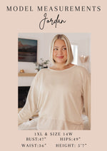 Hazel Blues® |  Up For Anything V-Neck Blouse in Taupe