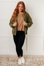 Hazel Blues® |  Jungle Explorer Quilted Zip Up Jacket