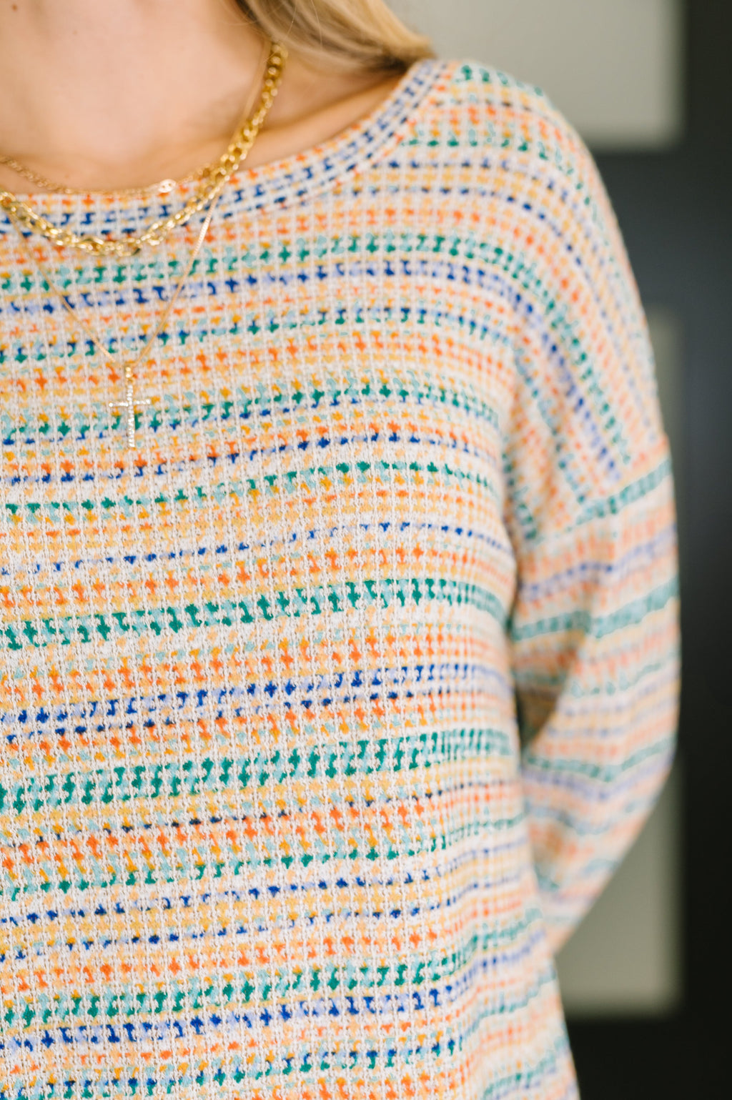 Hazel Blues® |  Just About Right Top in Multi