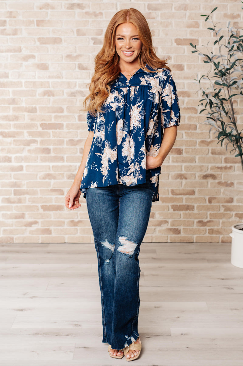 Hazel Blues® |  Just Coasting Floral Blouse