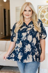 Hazel Blues® |  Just Coasting Floral Blouse