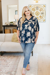 Hazel Blues® |  Just Coasting Floral Blouse