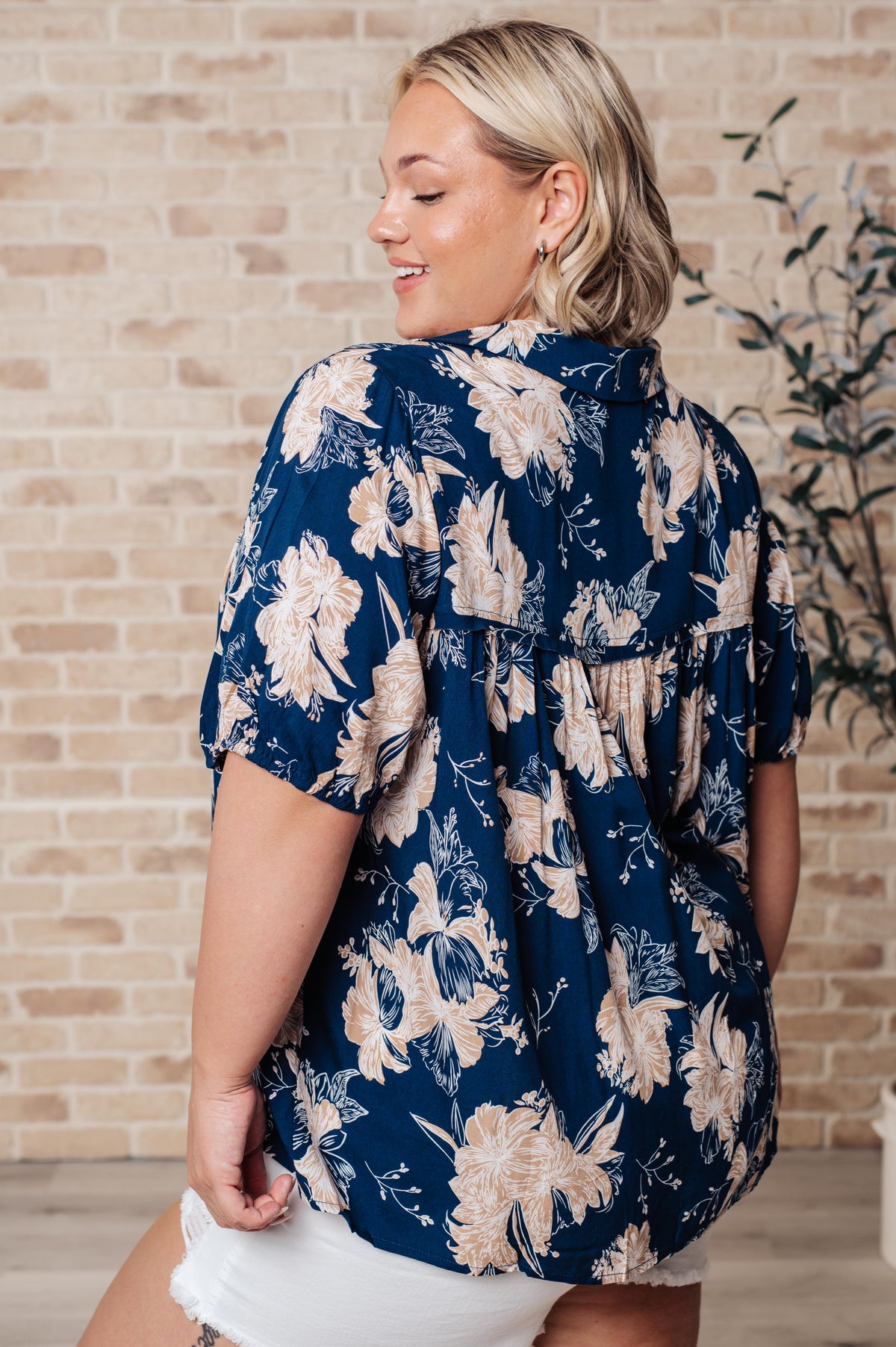 Hazel Blues® |  Just Coasting Floral Blouse