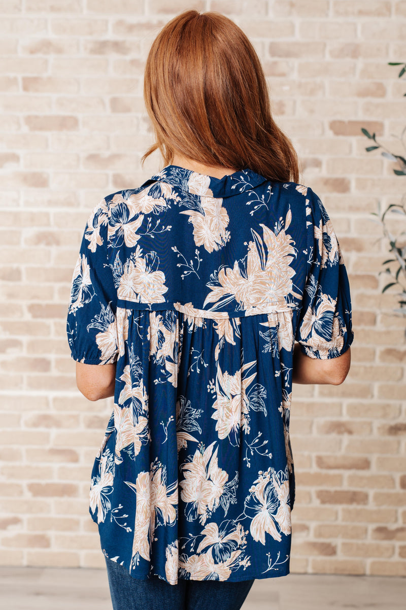 Hazel Blues® |  Just Coasting Floral Blouse