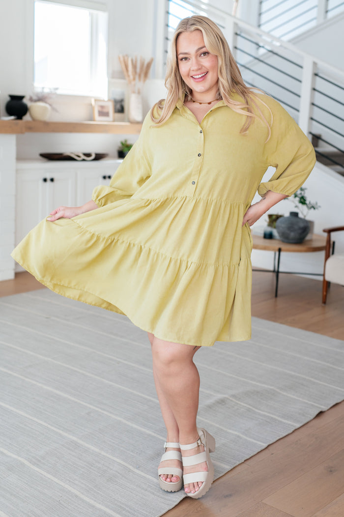 Hazel Blues® |  Just Like Honey Tiered Dress