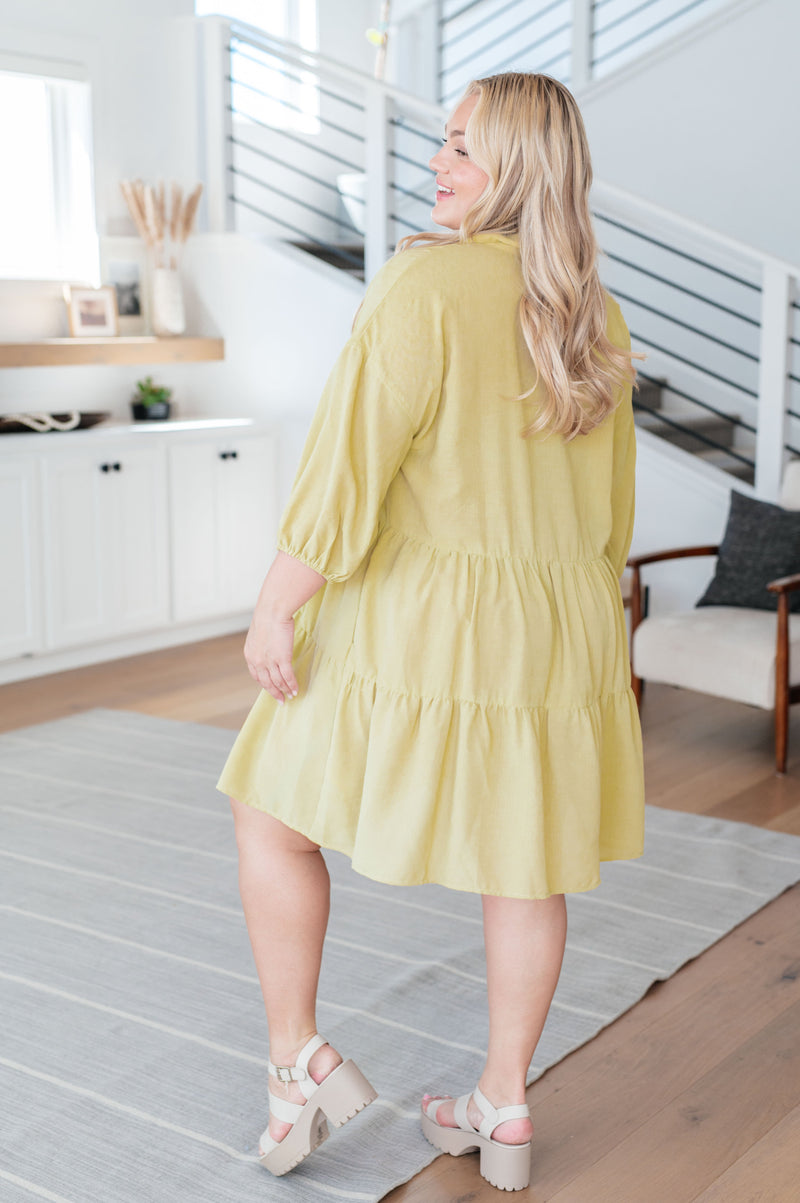 Hazel Blues® |  Just Like Honey Tiered Dress