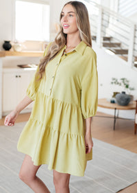 Hazel Blues® |  Just Like Honey Tiered Dress