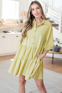 Hazel Blues® |  Just Like Honey Tiered Dress