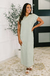 Hazel Blues® |  Keep Me Comfy Casual Maxi Dress in Green