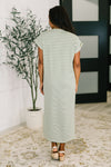 Hazel Blues® |  Keep Me Comfy Casual Maxi Dress in Green