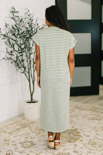 Hazel Blues® |  Keep Me Comfy Casual Maxi Dress in Green