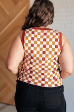 Hazel Blues® |  Keeping Score Checkered Tank