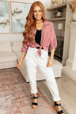 Hazel Blues® |  Keep it Profesh Button Up Top