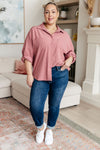 Hazel Blues® |  Keep it Profesh Button Up Top