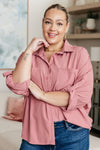Hazel Blues® |  Keep it Profesh Button Up Top