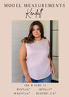 Hazel Blues® |  Mocha Petals V-Neck Top