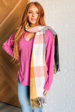 Hazel Blues® |  Kinda Sorta Ribbed Top in Magenta