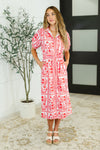 Hazel Blues® |  La Femme Hour Collared Button Down Dress