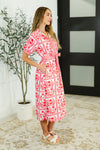 Hazel Blues® |  La Femme Hour Collared Button Down Dress