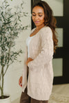Laugh Airily Cable Knit Cardigan