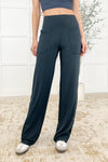 Hazel Blues® |  Leg Day Legends Straight Leg Bottoms in Nocturnal Navy