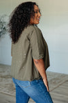 Hazel Blues® |  Less Than Stressed Asymmetrical Distressed Top