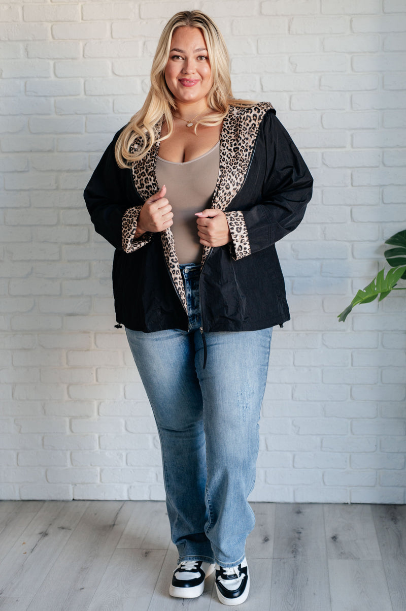 Hazel Blues® |  Let's Get Wild Hooded Windbreaker
