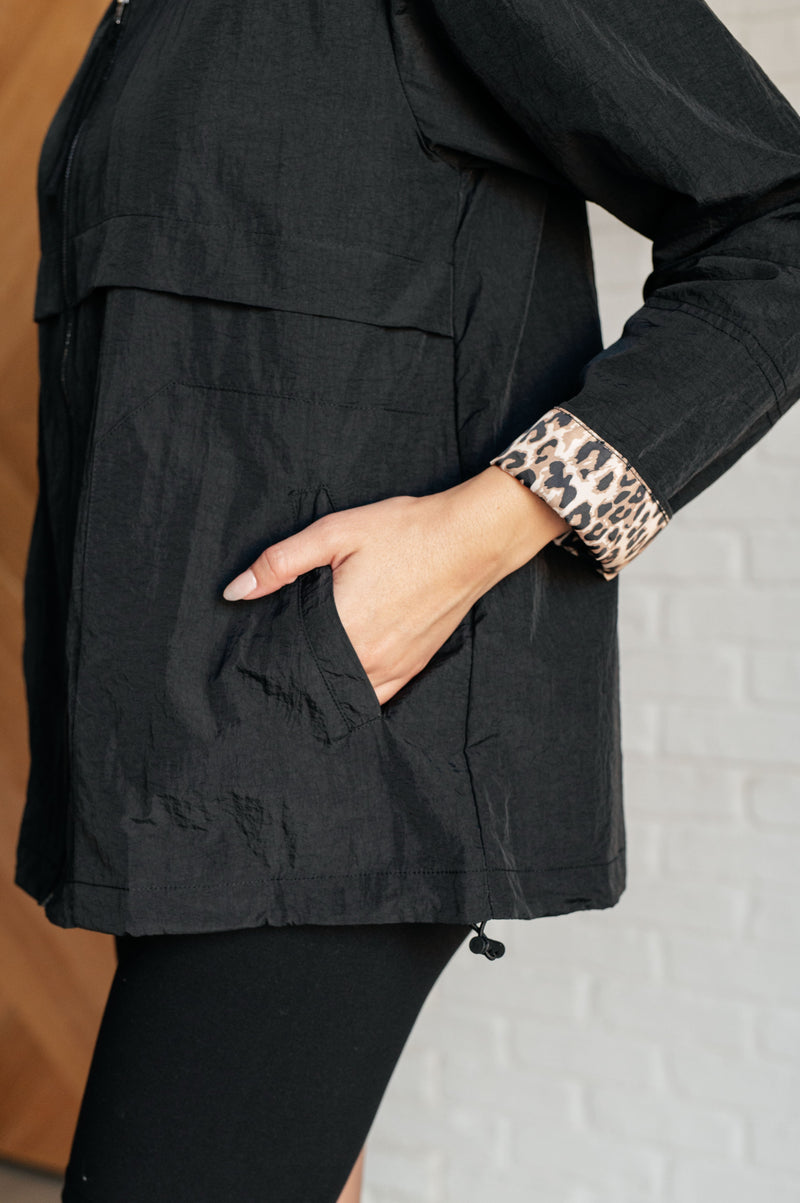 Hazel Blues® |  Let's Get Wild Hooded Windbreaker