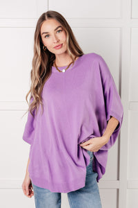 Hazel Blues® |  Lilac Whisper Dolman Sleeve Top