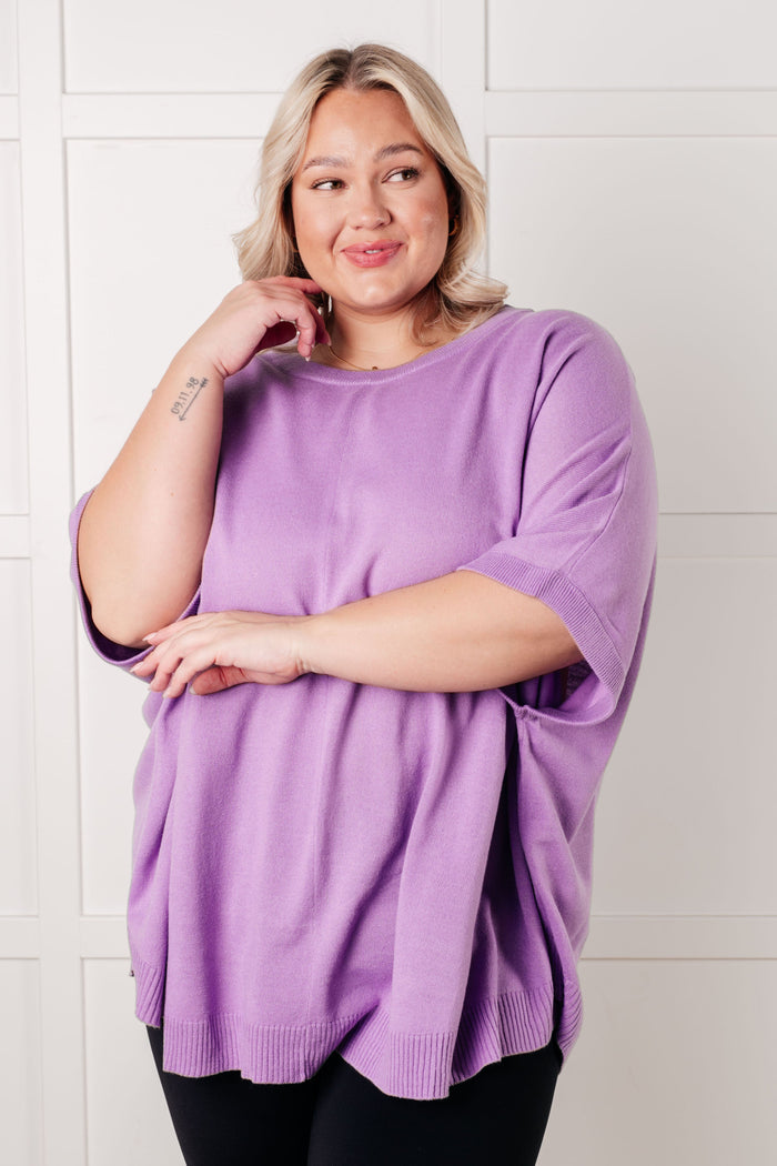 Hazel Blues® |  Lilac Whisper Dolman Sleeve Top