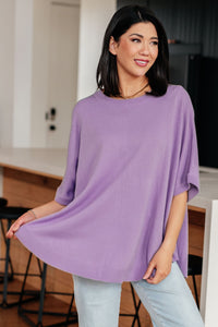 Hazel Blues® |  Lilac Whisper Dolman Sleeve Top