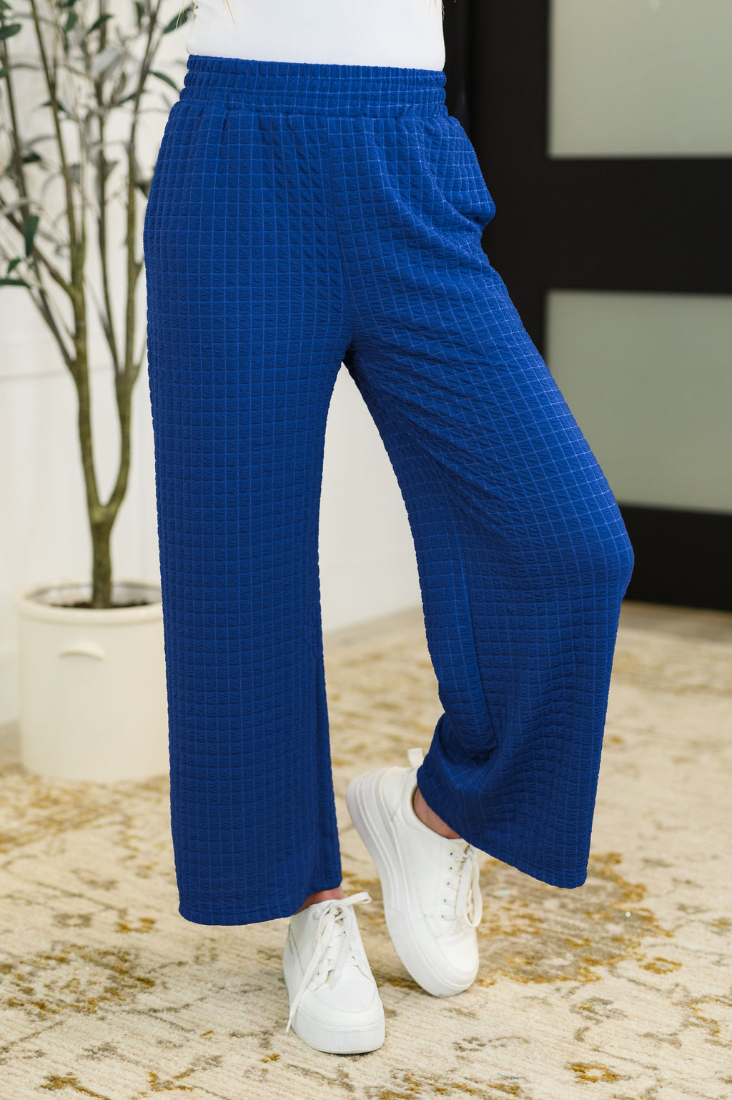 Hazel Blues® |  Listen Intently Textured Top and Pants Set