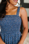Hazel Blues® |  Live Your Best Life Floral Jumpsuit in Blue Floral