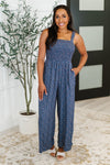 Hazel Blues® |  Live Your Best Life Floral Jumpsuit in Blue Floral