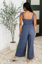 Hazel Blues® |  Live Your Best Life Floral Jumpsuit in Blue Floral