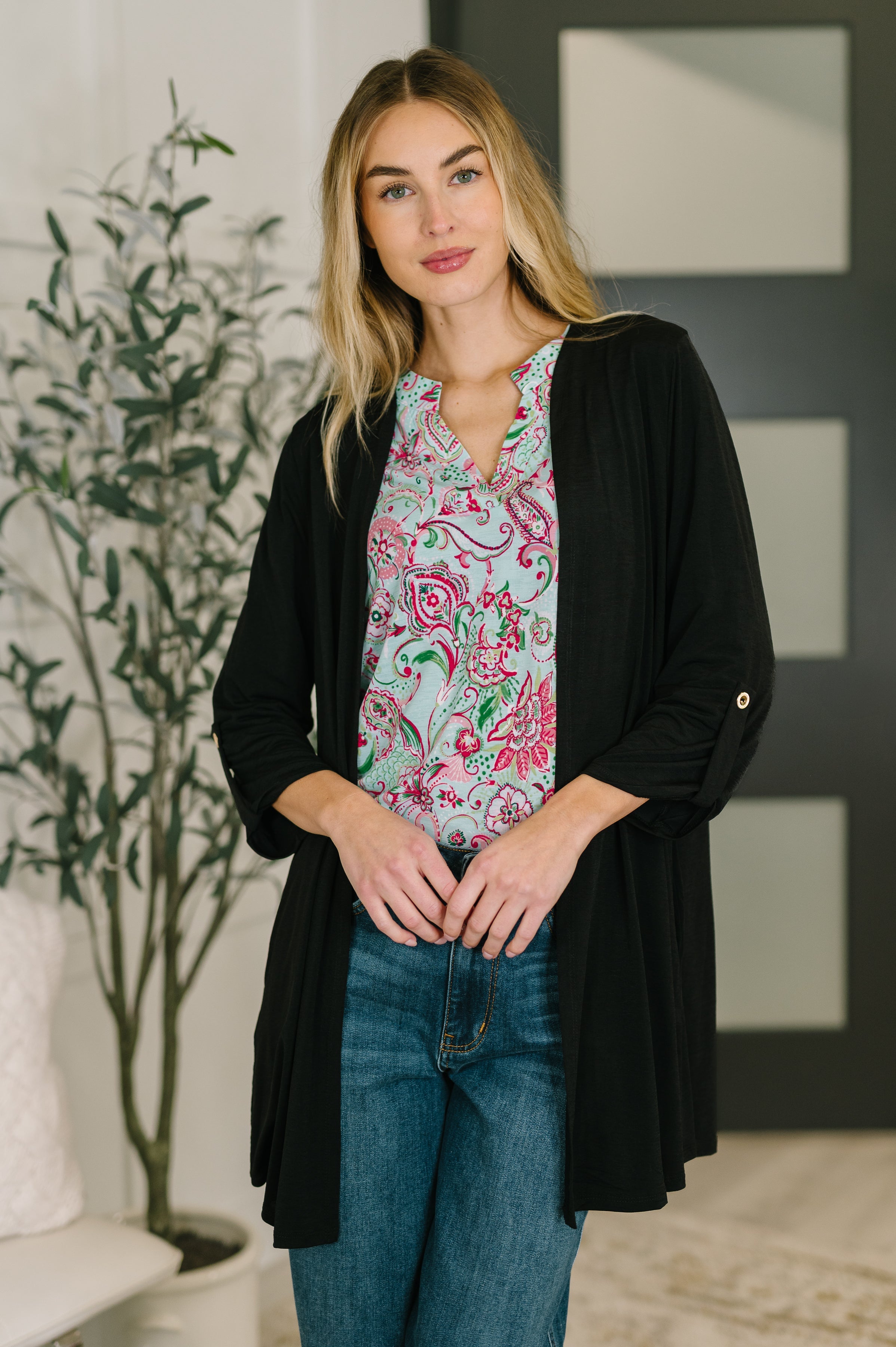 ルシェルブルー Shirt Paneled Cardigan ルシェルブルー Shirt Paneled Cardigan - メルカリ