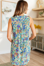 Hazel Blues® |  Lizzy Tank Dress in Mixed Spring Floral