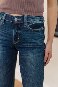 Hazel Blues® |  London Midrise Cuffed Boyfriend Jeans