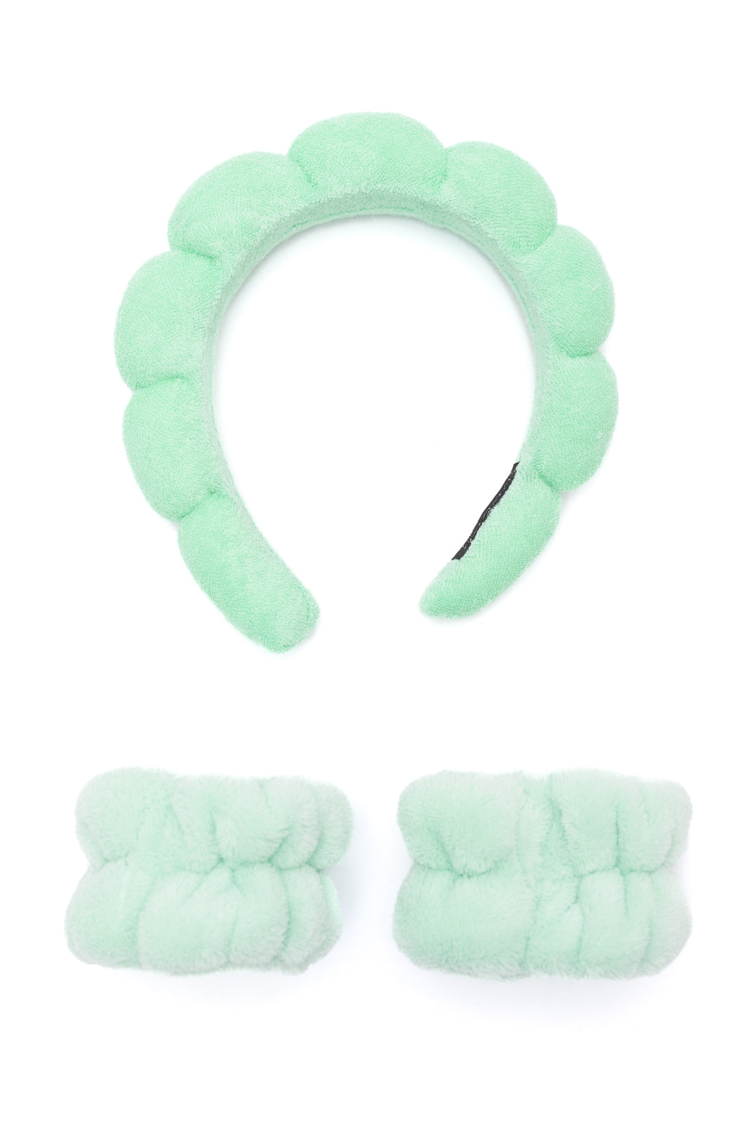 Hazel Blues® |  Lost in the Moment Headband and Wristband Set in Green