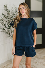 Hazel Blues® |  Love on the Loose Quilted Bottoms in Navy