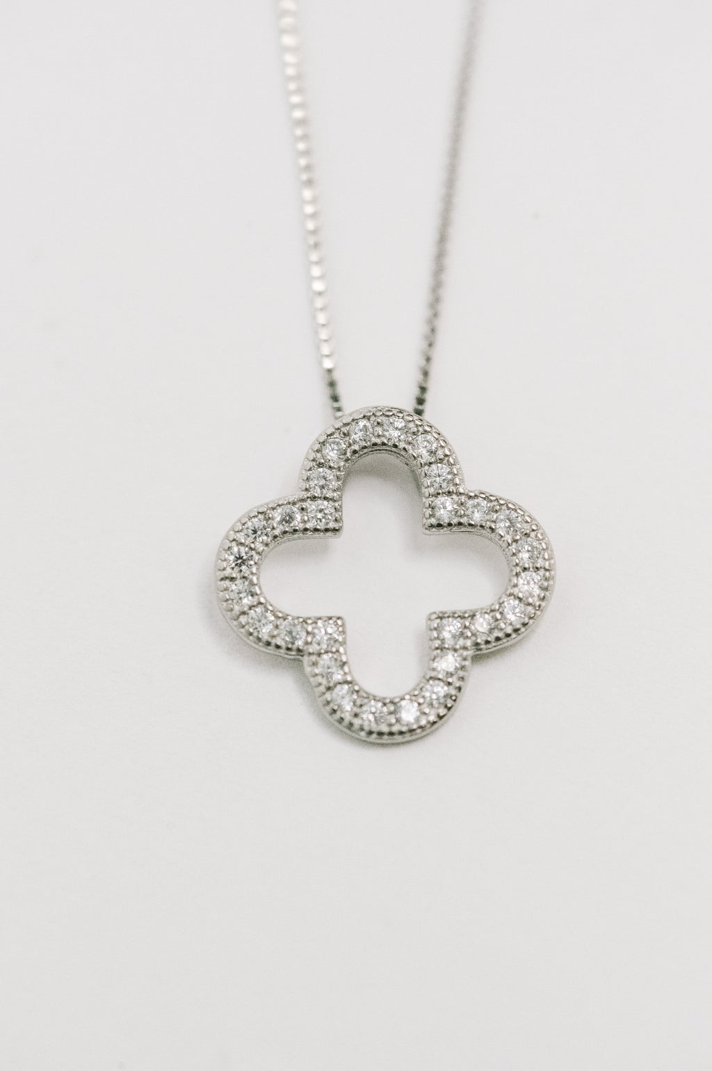 Hazel Blues® |  Lucky Girl Syndrome Sterling Silver Pendant Necklace