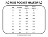 Hazel Blues® | Pixie Pocket Halfzip Hoodie - Light Grey