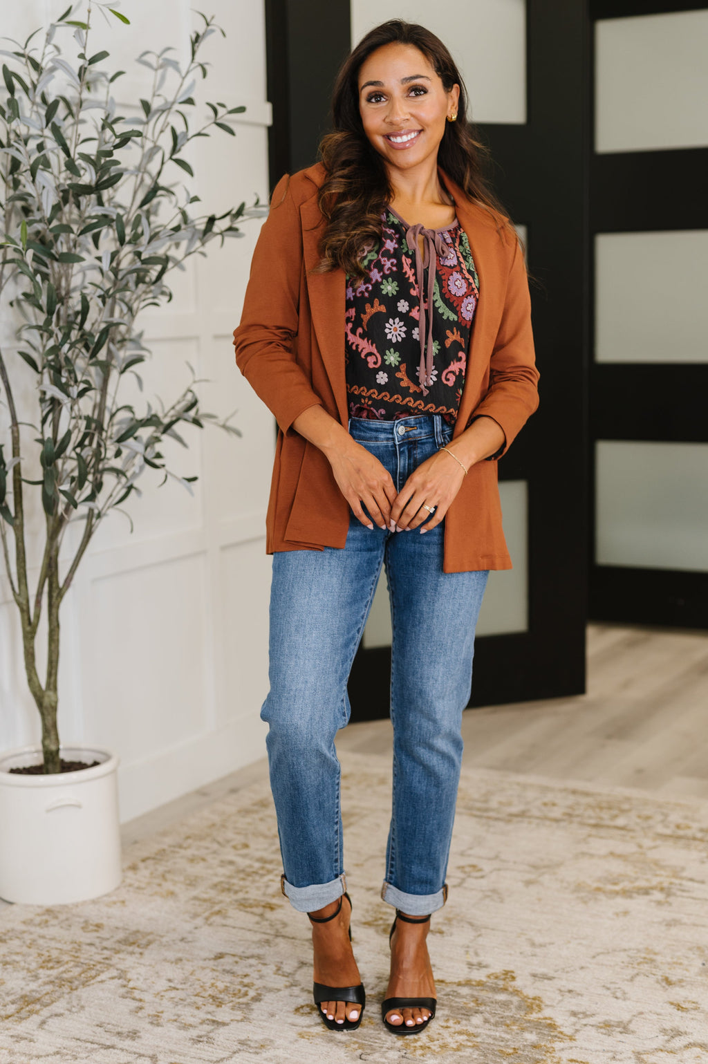 Hazel Blues® |  I Feel That Peasant Blouse