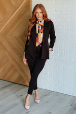 Hazel Blues® |  Magic Ankle Crop Skinny Pants in Chocolate