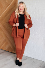 Hazel Blues® |  Magic 3/4 Blazer in Rust