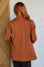 Hazel Blues® |  Magic 3/4 Blazer in Rust