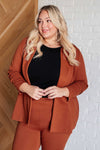 Hazel Blues® |  Magic 3/4 Blazer in Rust