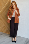 Hazel Blues® |  Magic 3/4 Blazer in Rust
